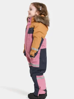 Børn Didriksons Flyverdragter|Overtøj-Bjärven Flyverdragt, Heather Pink