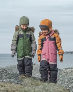 Børn Didriksons Flyverdragter|Overtøj-Bjärven Flyverdragt, Heather Pink