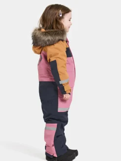 Børn Didriksons Flyverdragter|Overtøj-Bjärven Flyverdragt, Heather Pink