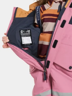 Børn Didriksons Flyverdragter|Overtøj-Bjärven Flyverdragt, Heather Pink