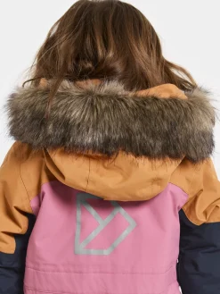 Børn Didriksons Flyverdragter|Overtøj-Bjärven Flyverdragt, Heather Pink