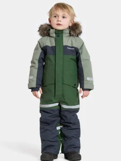 Børn Didriksons Flyverdragter-Bjärven Flyverdragt, Light Moss