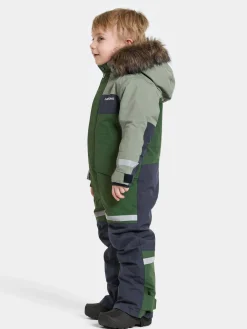 Børn Didriksons Flyverdragter-Bjärven Flyverdragt, Light Moss