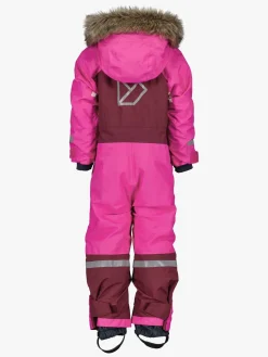 Børn Didriksons Flyverdragter|Overtøj-Bjärven Flyverdragt, Plastic Pink