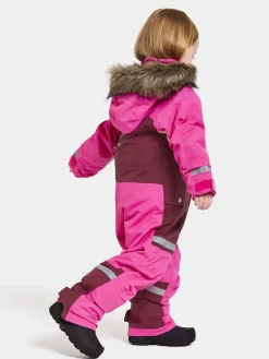 Børn Didriksons Flyverdragter|Overtøj-Bjärven Flyverdragt, Plastic Pink