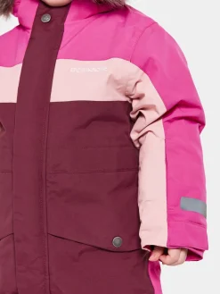 Børn Didriksons Flyverdragter|Overtøj-Bjärven Flyverdragt, Plastic Pink