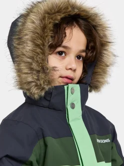 Flyverdragter|Didriksons Bjärven Flyverdragt, Dusty Lime Grøn/Blå