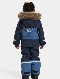 Overtøj|Didriksons Bjärven Flyverdragt, Galaxy Blue Blå/Orange