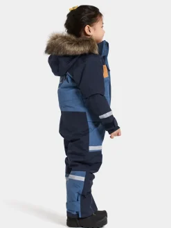 Overtøj|Didriksons Bjärven Flyverdragt, Galaxy Blue Blå/Orange