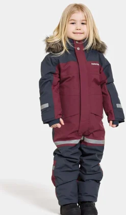 Flyverdragter|Overtøj|Didriksons Bjärven Flyverdragt, Rusty Wine Rød/Blå