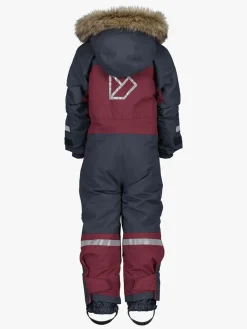 Flyverdragter|Overtøj|Didriksons Bjärven Flyverdragt, Rusty Wine Rød/Blå