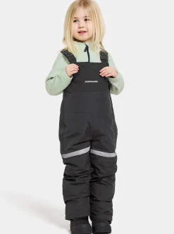 Børn Didriksons Vintertøj-Bjärven Overtræksbukser, Black