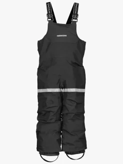 Børn Didriksons Termotøj|Vintertøj-Bjärven Overtræksbukser, Black