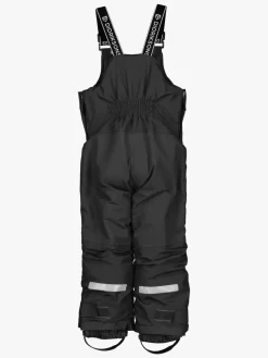 Børn Didriksons Termotøj|Vintertøj-Bjärven Overtræksbukser, Black