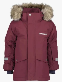 Vintertøj|Didriksons Bjärven Vinterjakke, Rusty Wine Rød