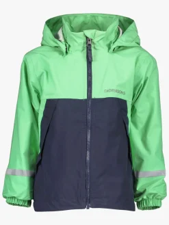 Overtøj|Didriksons Bladet Skaljakke, Dusty Lime Grøn/Sort