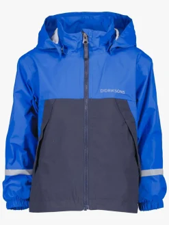 Børn Didriksons Overtøj-Bladet Skaljakke, Caribbean Blue