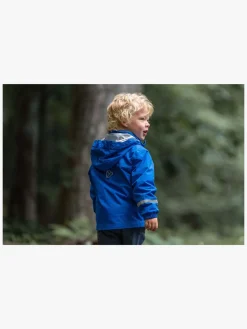 Børn Didriksons Overtøj-Bladet Skaljakke, Caribbean Blue