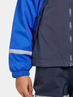 Børn Didriksons Overtøj-Bladet Skaljakke, Caribbean Blue