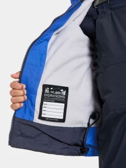 Børn Didriksons Overtøj-Bladet Skaljakke, Caribbean Blue