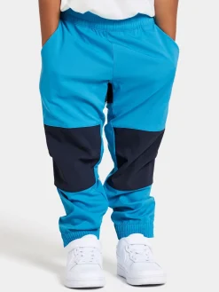 Børn Didriksons Overtøj- Blåbær Overtræksbukser, Blue Lagoon