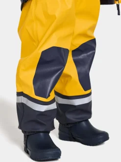 Børn Didriksons Regntøj-Boardman Foret Regnsæt, Oat Yellow