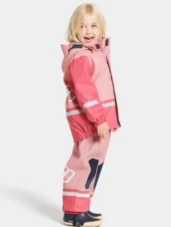 Børn Didriksons Regntøj-Boardman Foret Regnsæt, Soft Pink