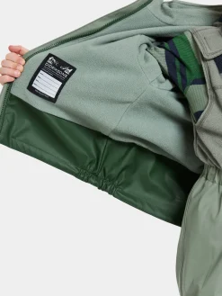 Børn Didriksons Regntøj-Boardman Foret Regnsæt, Light Moss