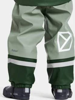 Børn Didriksons Regntøj-Boardman Foret Regnsæt, Light Moss