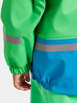 Børn Didriksons Regntøj-Boardman Foret Regnsæt, Frog Green