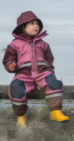 Regntøj|Didriksons Boardman Foret Regnsæt, Heather Pink