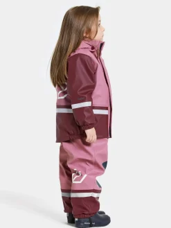 Regntøj|Didriksons Boardman Foret Regnsæt, Heather Pink