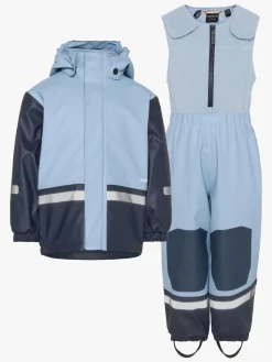 Børn Didriksons Regntøj-Boardman Foret Regnsæt, Cloud Blue