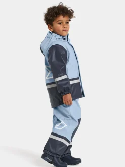 Børn Didriksons Regntøj-Boardman Foret Regnsæt, Cloud Blue