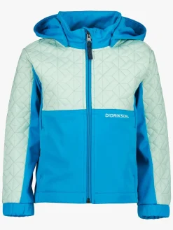 Overtøj|Didriksons Briska Hybridjakke, Blue Lagoon Blå