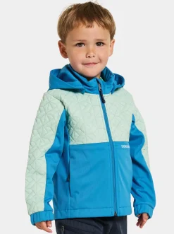 Overtøj|Didriksons Briska Hybridjakke, Blue Lagoon Blå