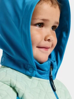 Overtøj|Didriksons Briska Hybridjakke, Blue Lagoon Blå
