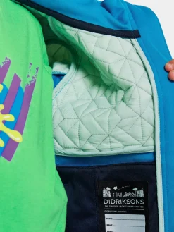 Overtøj|Didriksons Briska Hybridjakke, Blue Lagoon Blå