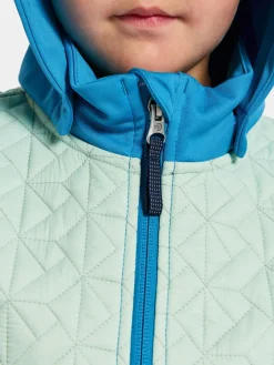 Overtøj|Didriksons Briska Hybridjakke, Blue Lagoon Blå