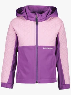 Overtøj|Didriksons Briska Hybridjakke, Tulip Purple Lilla/Lyserød