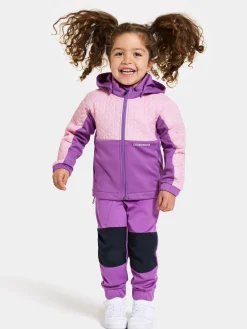 Overtøj|Didriksons Briska Hybridjakke, Tulip Purple Lilla/Lyserød