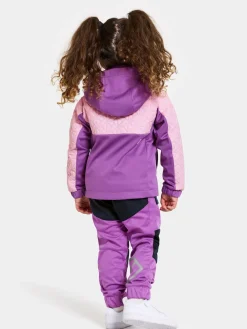 Overtøj|Didriksons Briska Hybridjakke, Tulip Purple Lilla/Lyserød