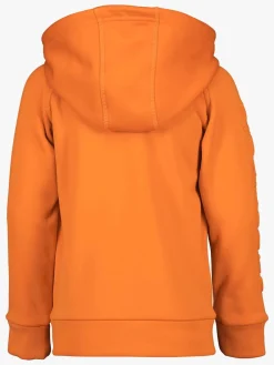 Børn Didriksons Fleecetøj-Corin Powerstretch Jakke, Orange Jam