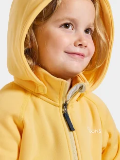 Børn Didriksons Overtøj-Corin Powerstretchjakke, Creamy Yellow