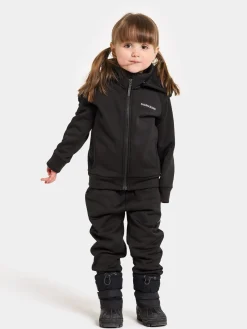 Overtøj|Didriksons Corin Powerstretchjakke, Black Sort