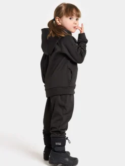 Overtøj|Didriksons Corin Powerstretchjakke, Black Sort