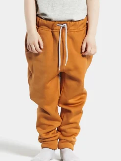 Fleecetøj|Didriksons Corin Powerstretch Bukser, Burnt Glow Brun