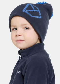 Tilbehør|Vintertøj|Didriksons Dropi Hue, Navy Grå/Blå