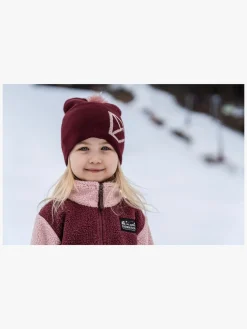 Børn Didriksons Tilbehør|Vintertøj-Dropi Hue, Rusty Wine