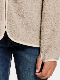 Fleecetøj|Didriksons Exa Fleecetrøje, Beach Beige